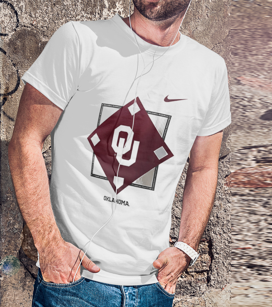Nike Oklahoma Sooners OU Baseball Diamond T-Shirt