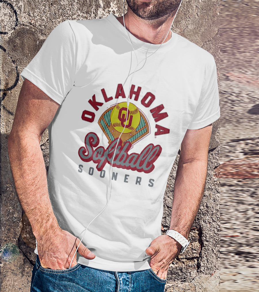 Oklahoma Sooners Softball Baseball Field Team T-Shirt