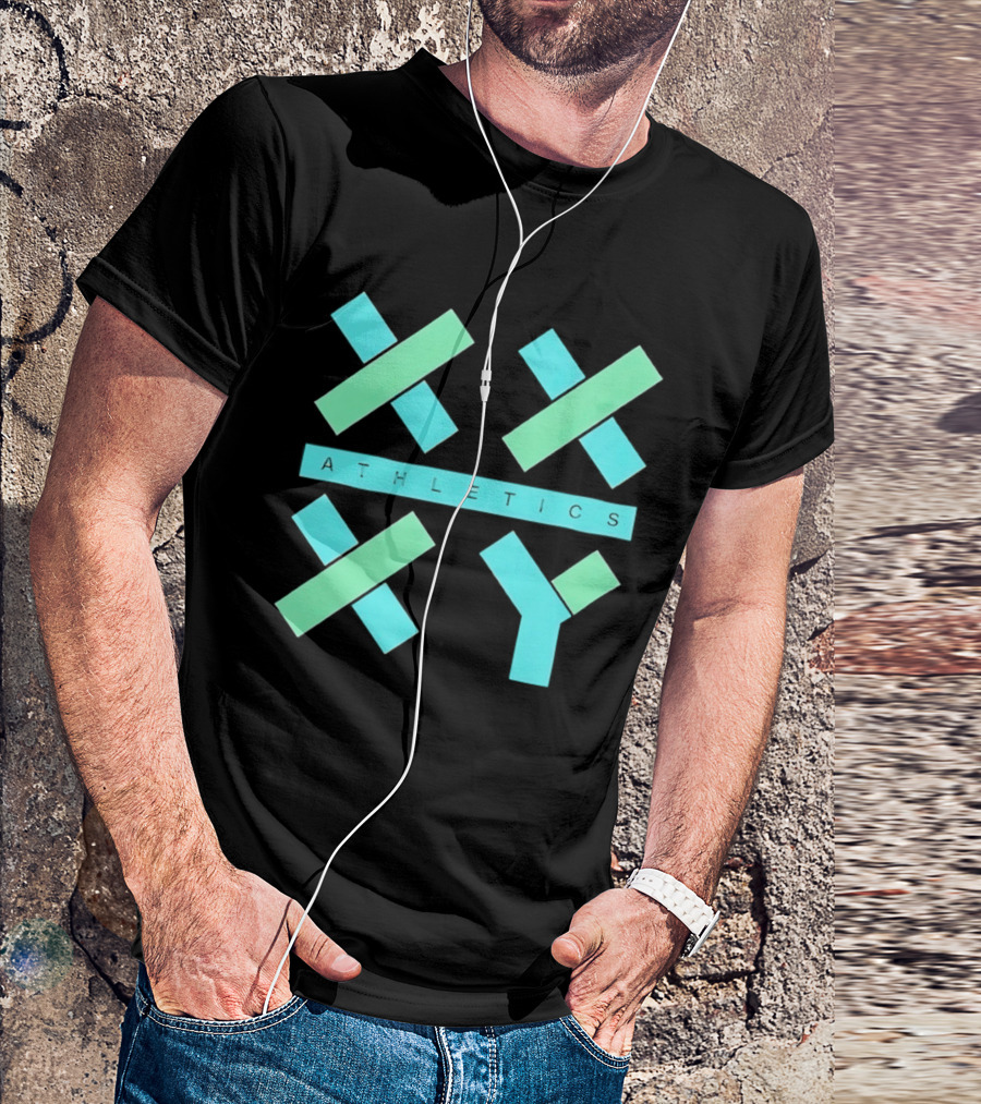 Athletics X Y Geometric Shapes Sports Abstract T-Shirt