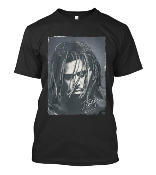 J Cole 2023 Concert Portrait Signature T-Shirt