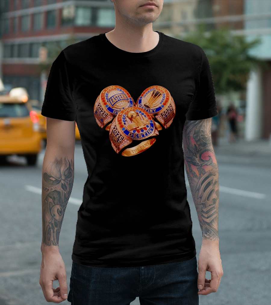 New York Basketball Championship Rings Eastern Conference Destiny T-Shirt