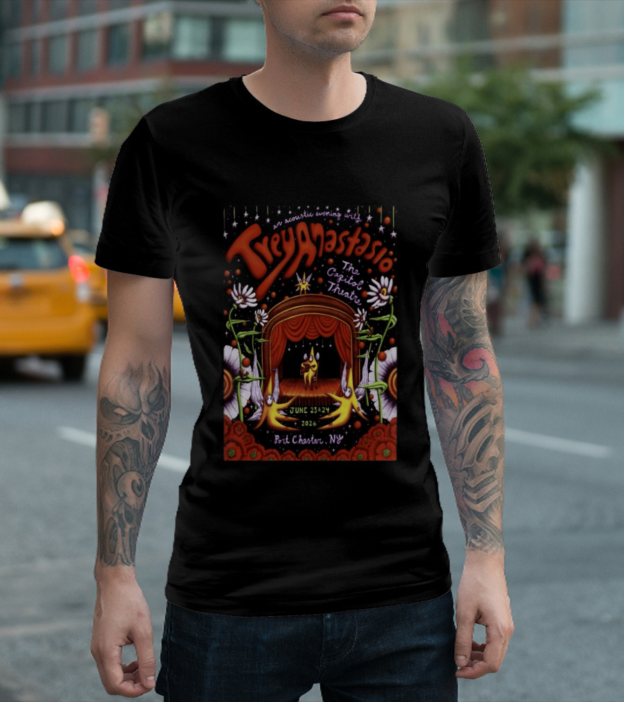 An Acoustic Evening With Trey Anastasio The Capitol Theatre June 23 24 2026 Port Chester NY T-Shirt