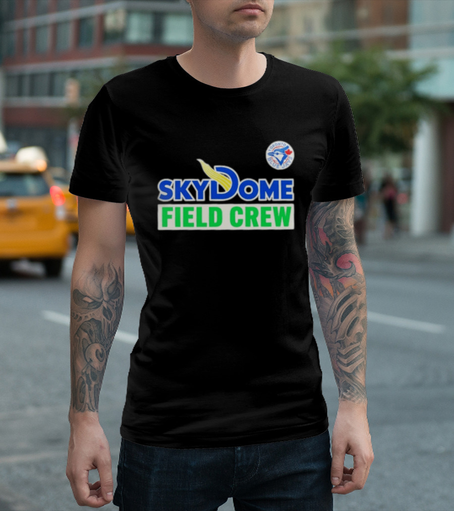 Toronto Blue Jays SkyDome Field Crew Retro Baseball Fan T-Shirt
