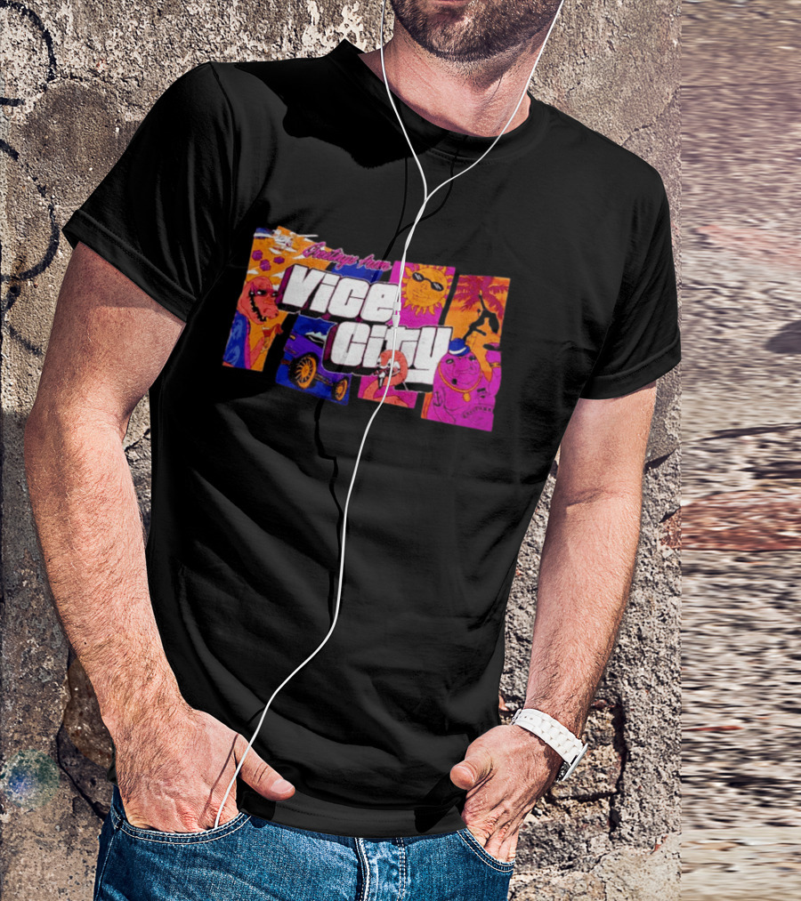 Greetings From Vice City Grand Theft Auto VI GTA 6 Lucia T-Shirt