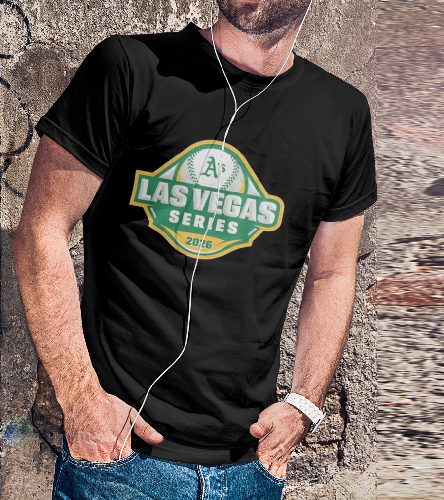 Oakland Athletics A's Las Vegas Series 2026 Green MLB Baseball T-Shirt