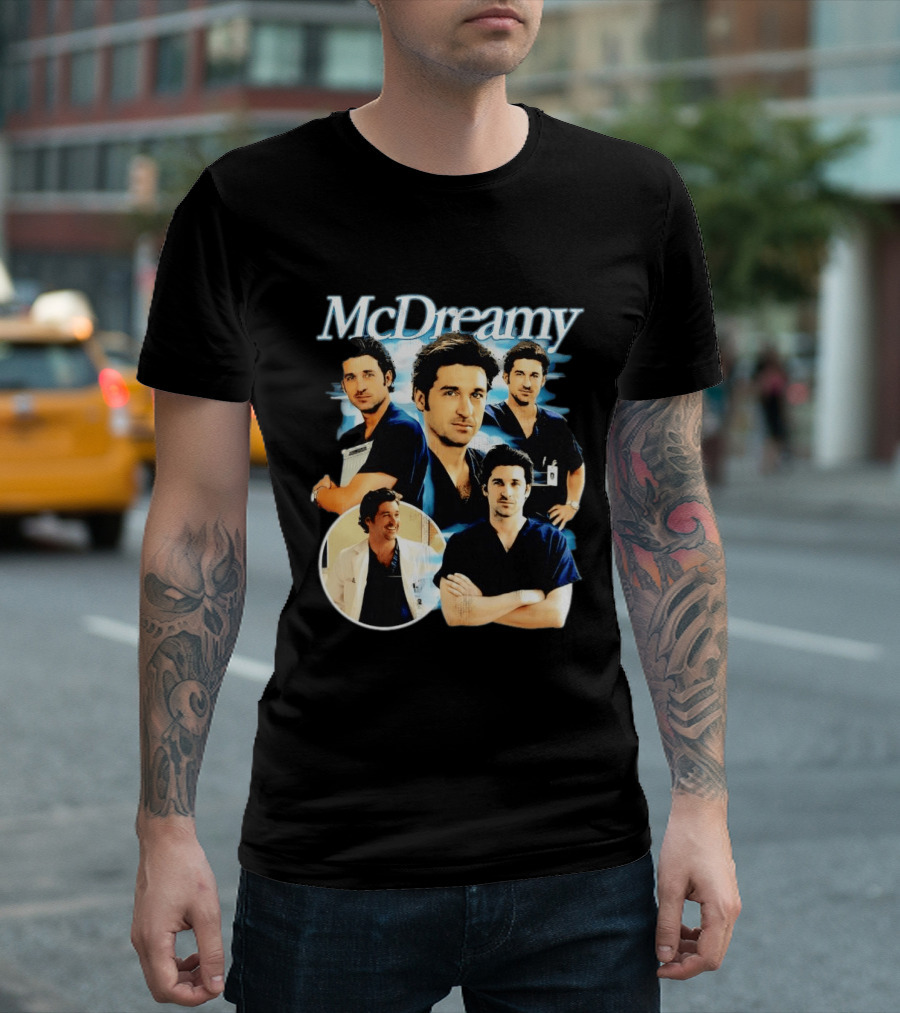 McDreamy Patrick Dempsey Doctor Characters Compilation T-Shirt