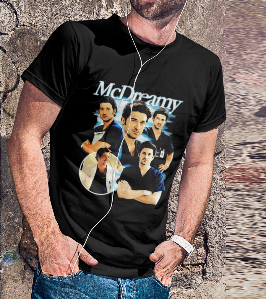 McDreamy Patrick Dempsey Doctor Characters Compilation T-Shirt