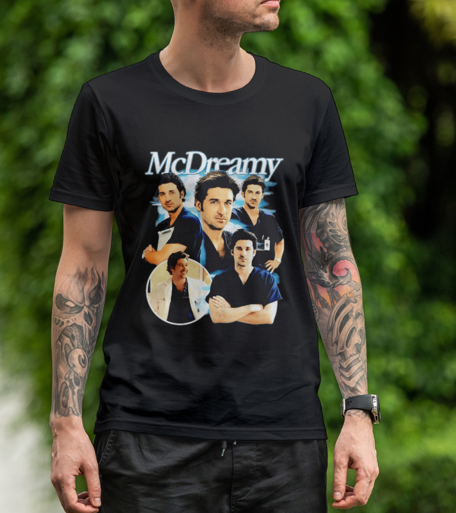 McDreamy Patrick Dempsey Doctor Characters Compilation T-Shirt