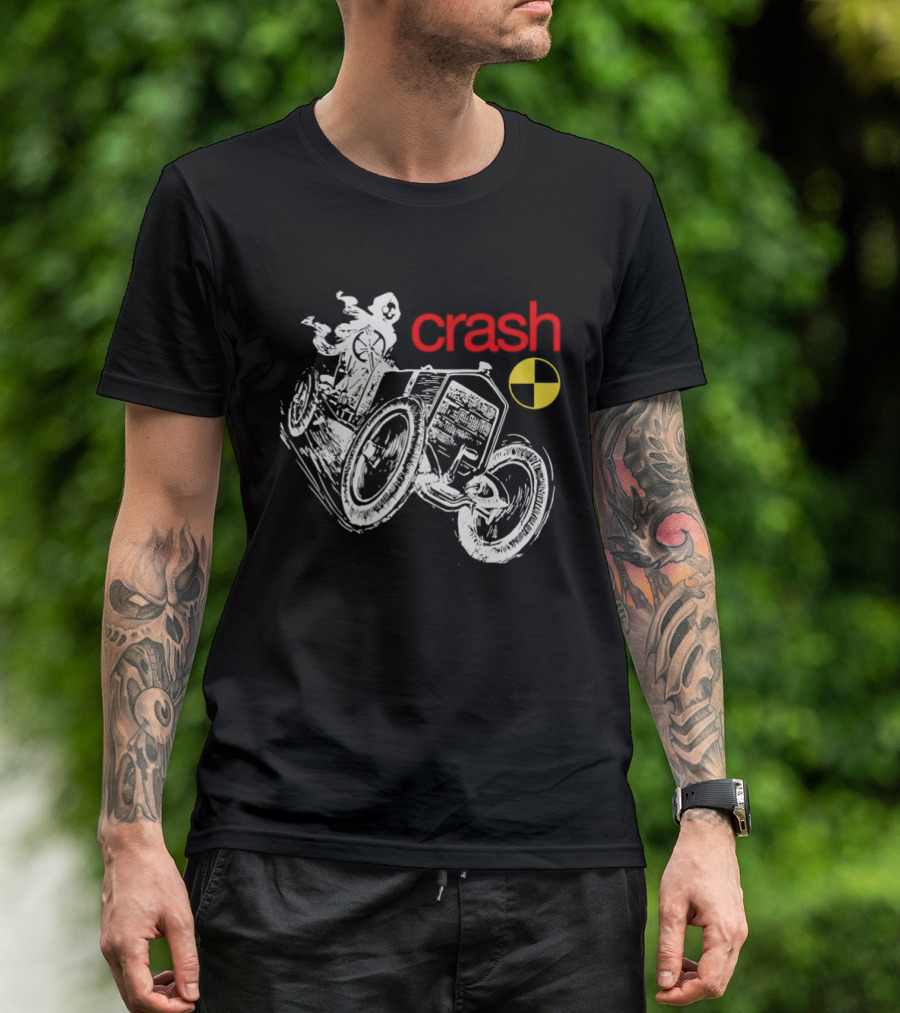 Crash Skeleton Motorcycle Test Dummy T-Shirt