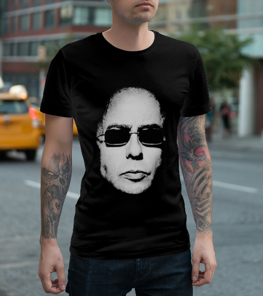 Indio Solari Redonditos De Ricota Bald Sunglasses Face T-Shirt