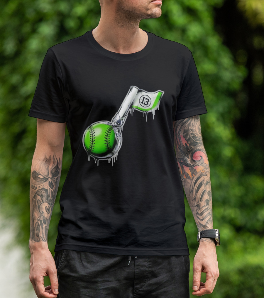 Jazz Chisholm Jr. New York Yankees Lollipop Baseball 13 T-Shirt