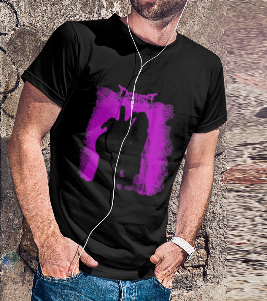 Dogma My Matricidal Purple Gothic Text With Pink Grunge Frame T-Shirt
