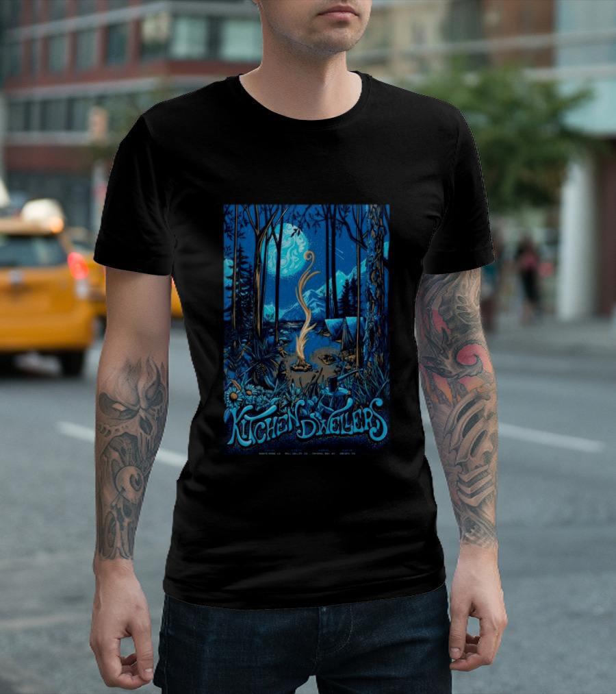 Kitchen Dwellers Live In Crystal Bay Nevada June 25 2026 Concert T-Shirt