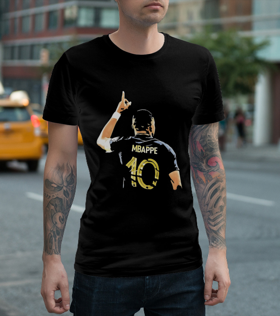 Kylian Mbappe France Number 10 MBAPPE Soccer Football Fan Gear T-Shirt