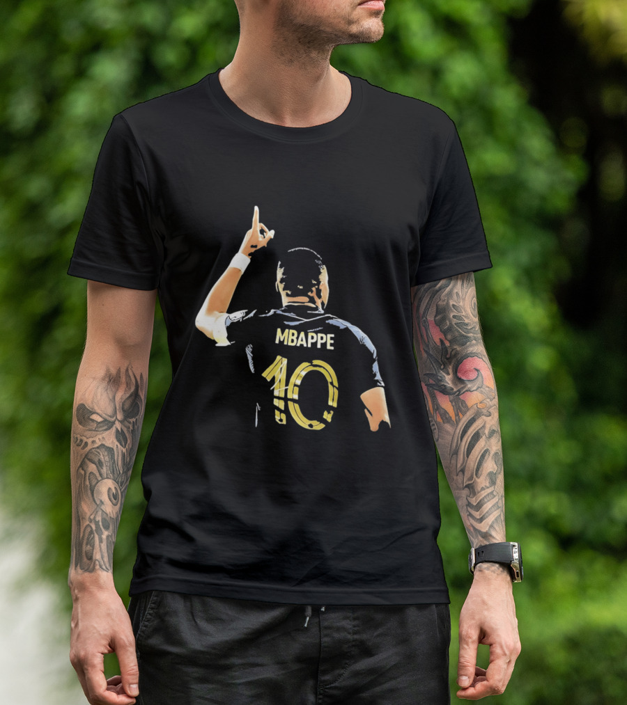 Kylian Mbappe France Number 10 MBAPPE Soccer Football Fan Gear T-Shirt