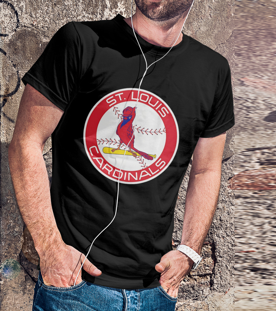 St. Louis Cardinals 2026 Baseball Bird Bat Red Circle T-Shirt