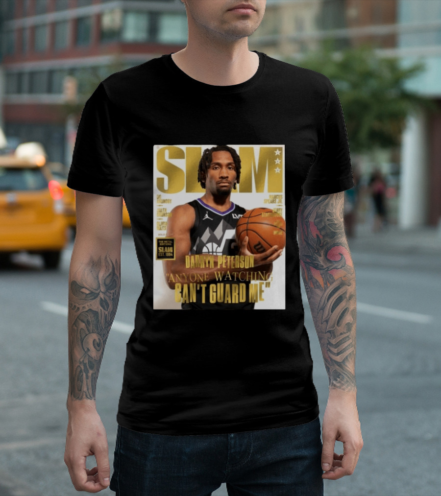 SLAM Gold Darryn Peterson Anyone Ing Can't Guard Me T-Shirt