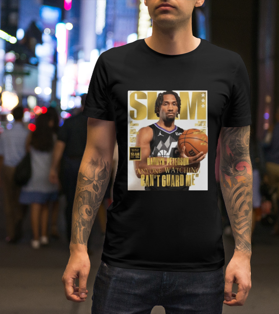 SLAM Gold Darryn Peterson Anyone Ing Can't Guard Me T-Shirt