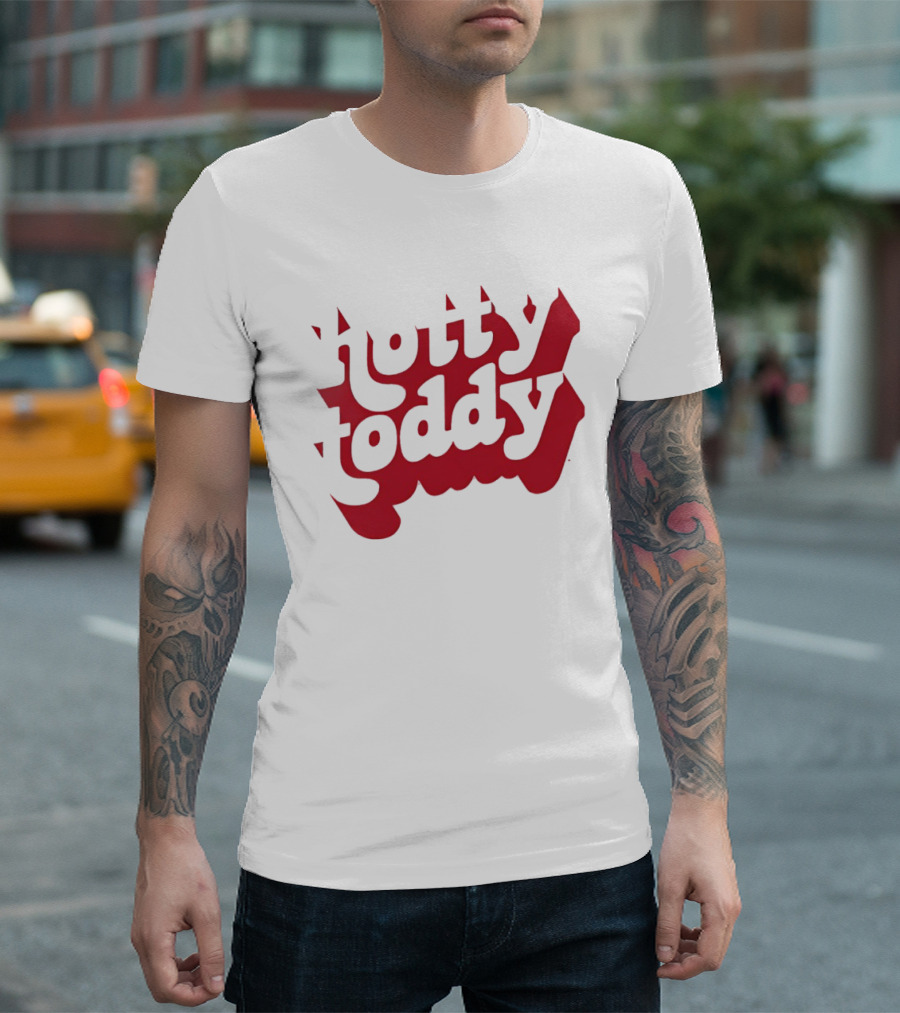 Hotty Toddy Text Art With Distinctive Red Lettering T-Shirt