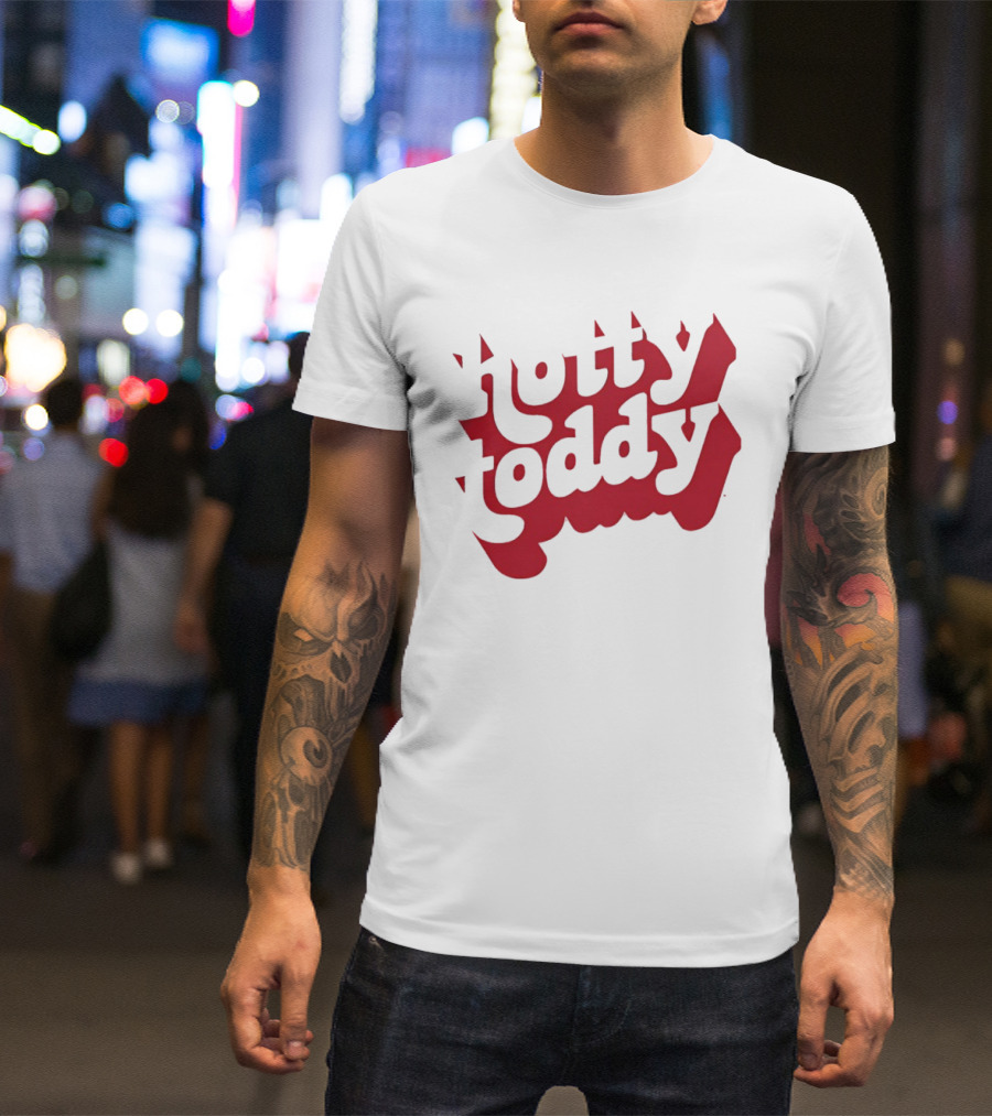 Hotty Toddy Text Art With Distinctive Red Lettering T-Shirt