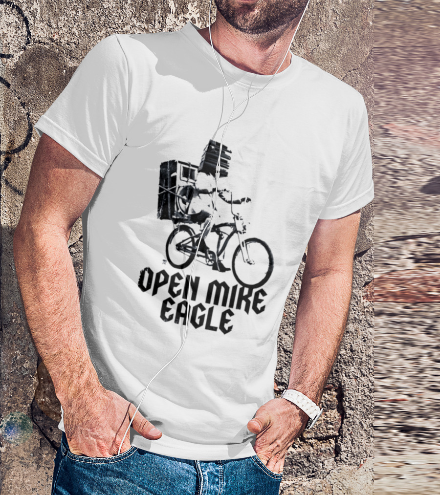 Open Mike Eagle Bicycle Art Hip Hop Alternative Rap T-Shirt