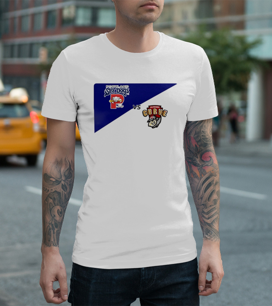 Portland Sea Dogs Altoona Curve Baseball Matchup 2026 T-Shirt