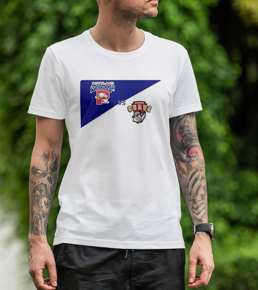 Portland Sea Dogs Altoona Curve Baseball Matchup 2026 T-Shirt