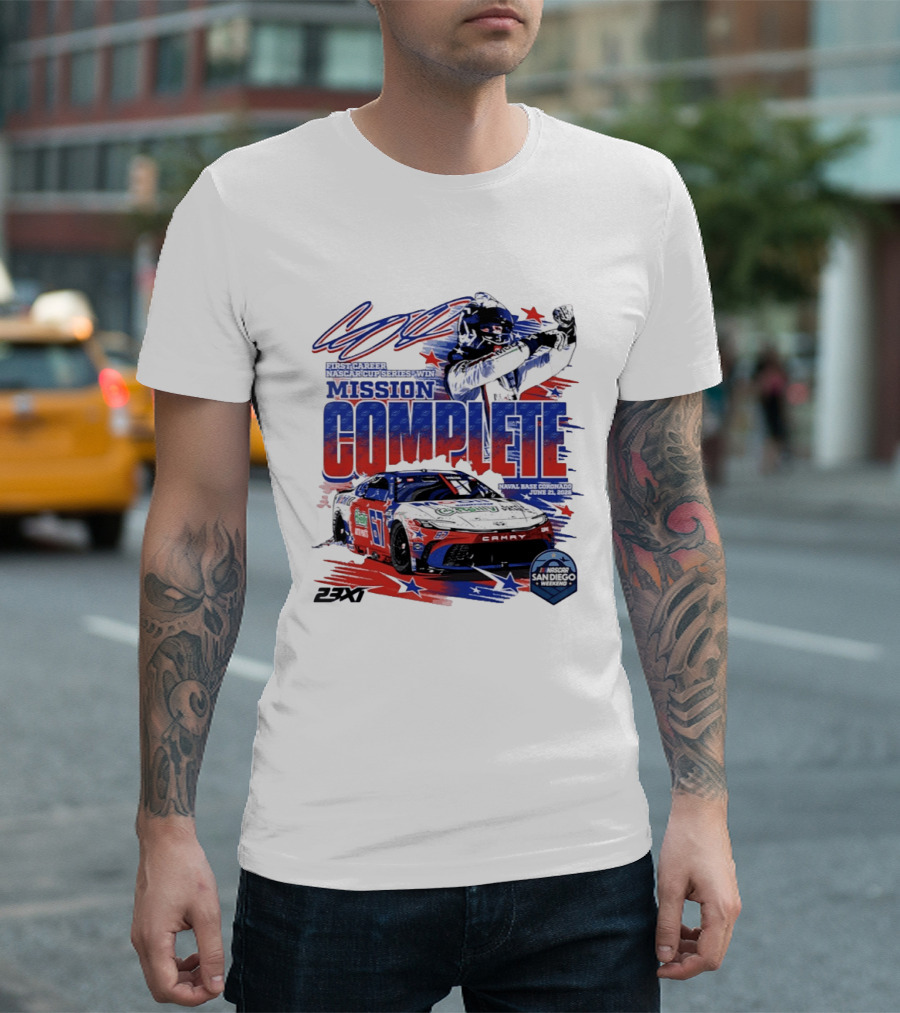 NASCAR San Diego 2023 First Career Cup Series Win Mission Complete T-Shirt