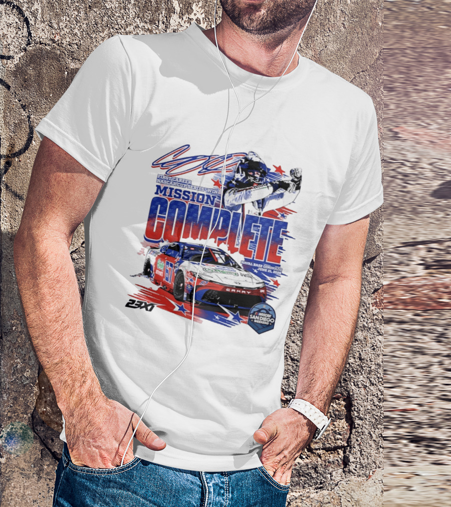 NASCAR San Diego 2023 First Career Cup Series Win Mission Complete T-Shirt