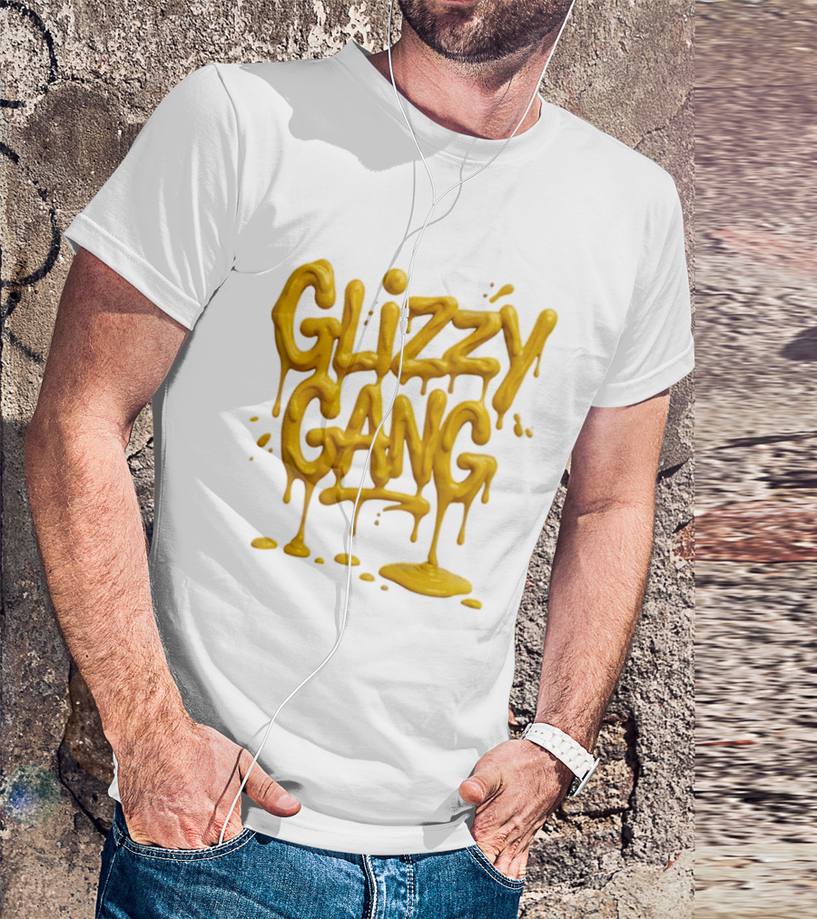 Glizzy Gang Mustard Drip T-Shirt