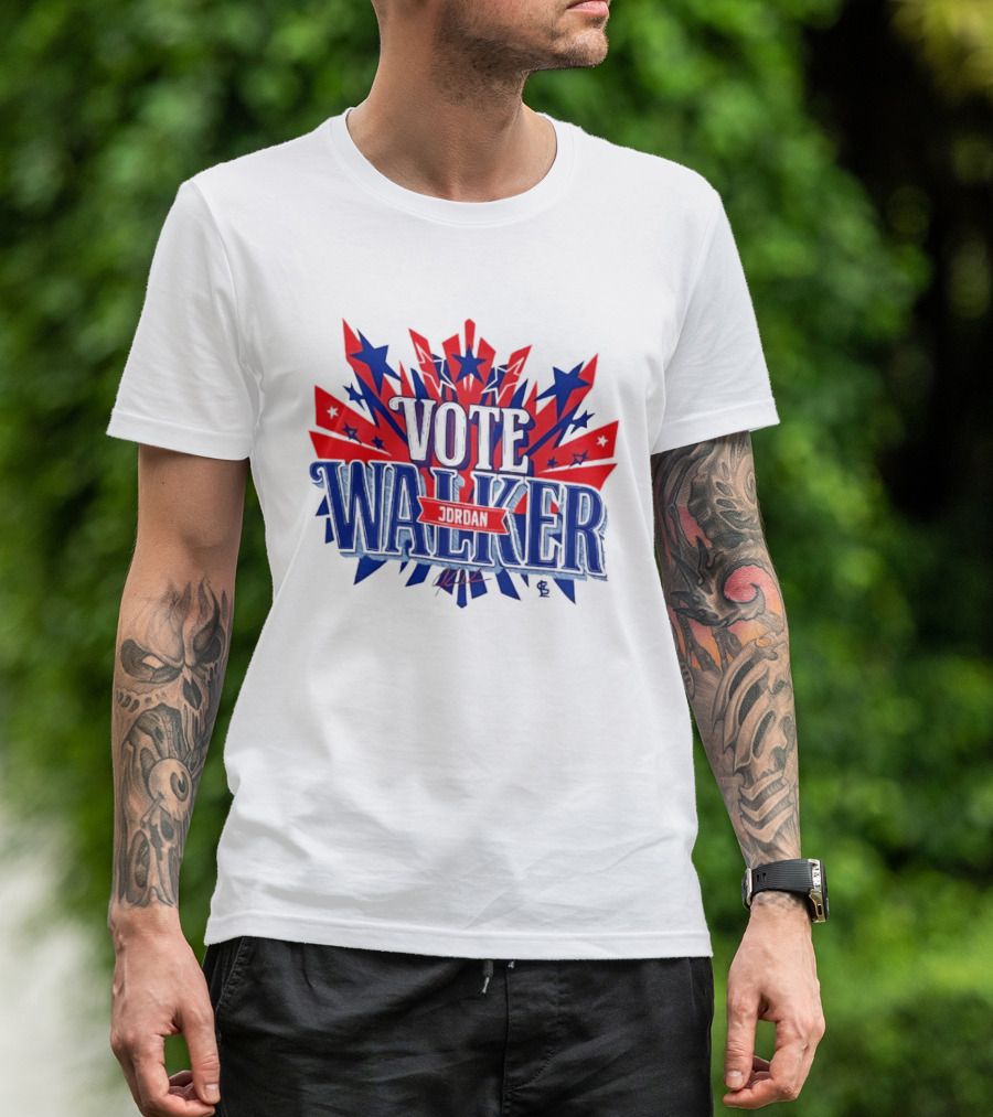 Vote Jordan Walker St Louis Cardinals MLB Stars And Stripes T-Shirt