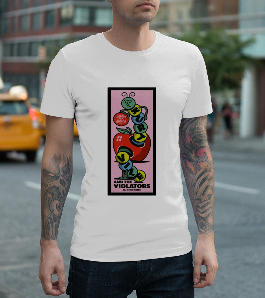 Kurt Vile And The Violators June 25 2026 Saint Andrew's Hall Detroit MI With The Sadies T-Shirt