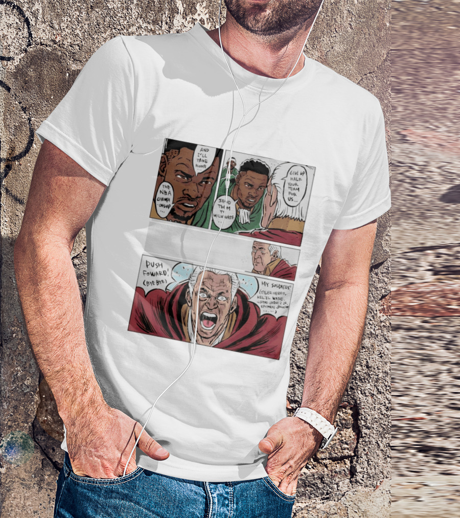 Milwaukee Bucks Giannis Antetokounmpo To Miami Give Up Half Your Team NBA Champion Push Forward T-Shirt
