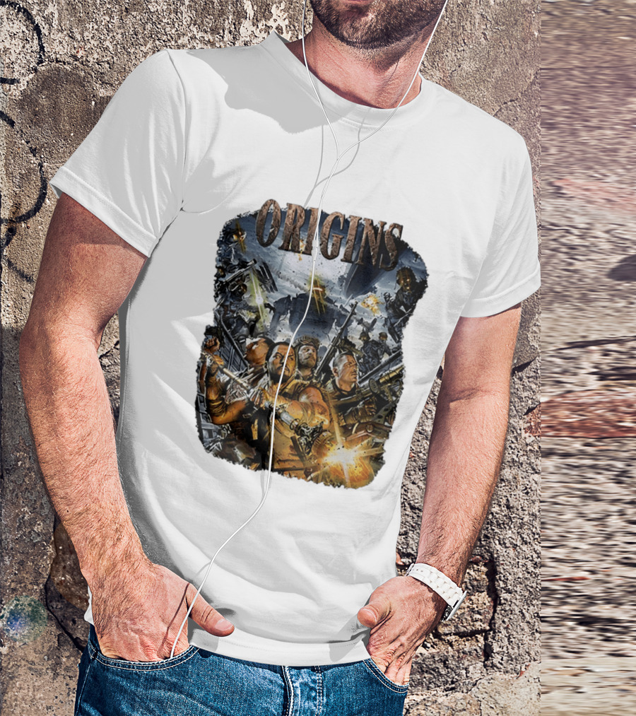 Origins Call Of Duty Zombies Tank Dempsey Nikolai Belinski Takeo Masaki Edward Battle Scene T-Shirt