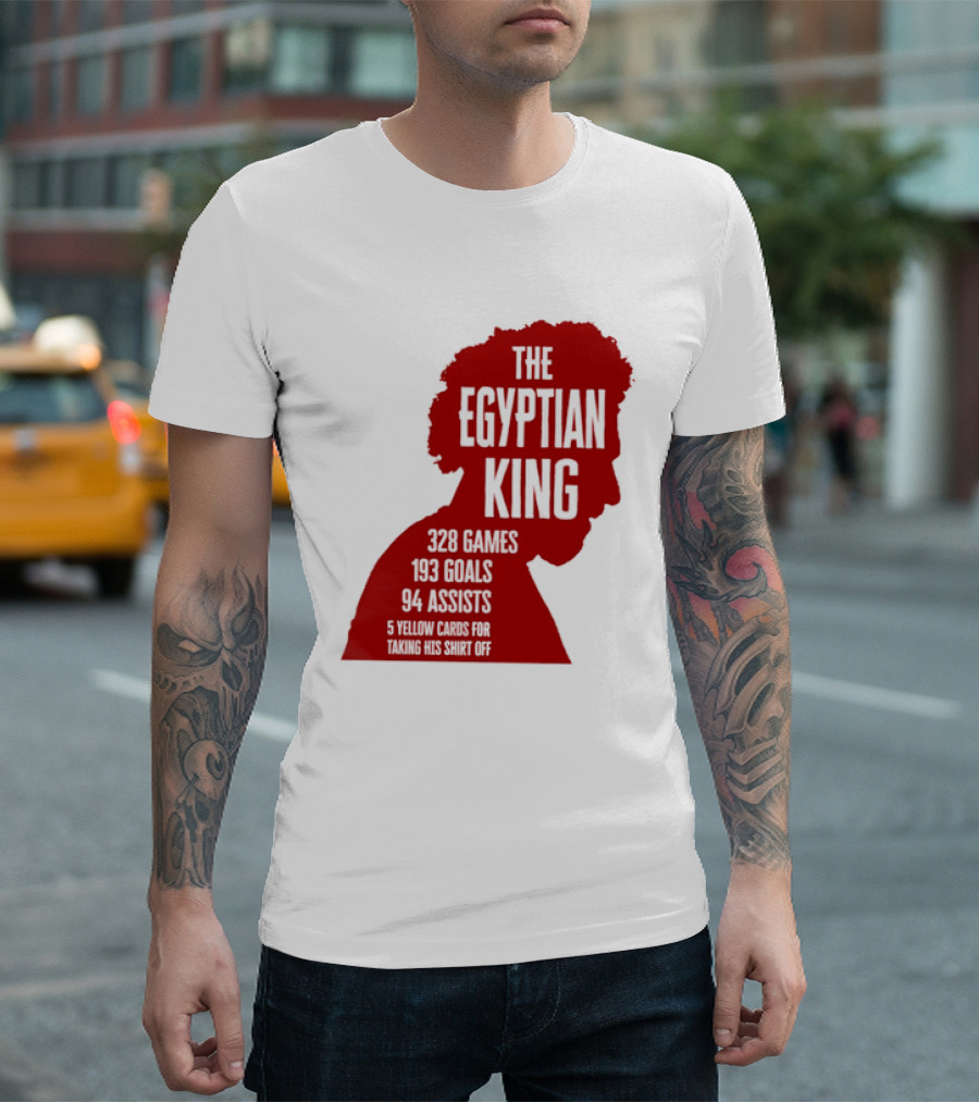 The Egyptian King Mohamed Salah 328 Games 159 Goals 94 Assists Liverpool FC Stats T-Shirt