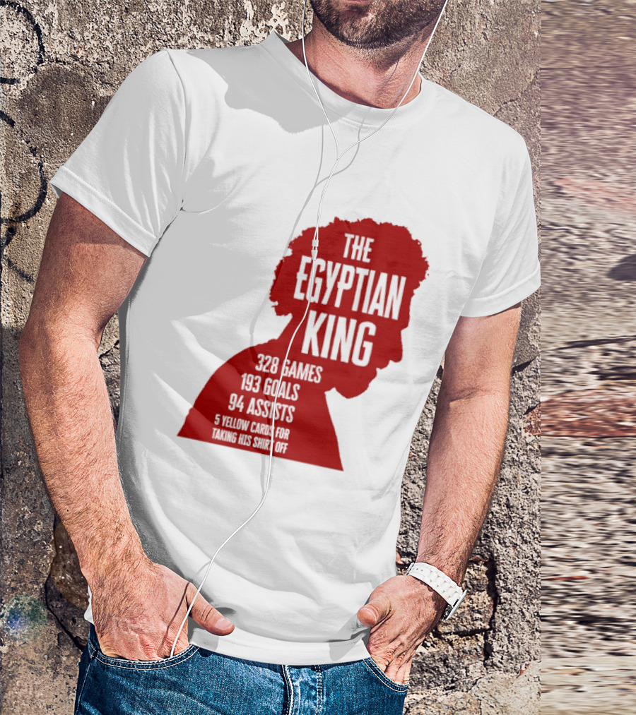 The Egyptian King Mohamed Salah 328 Games 159 Goals 94 Assists Liverpool FC Stats T-Shirt
