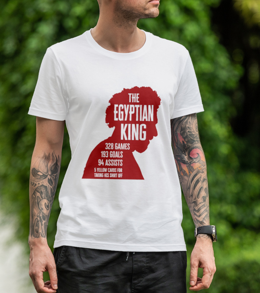 The Egyptian King Mohamed Salah 328 Games 159 Goals 94 Assists Liverpool FC Stats T-Shirt