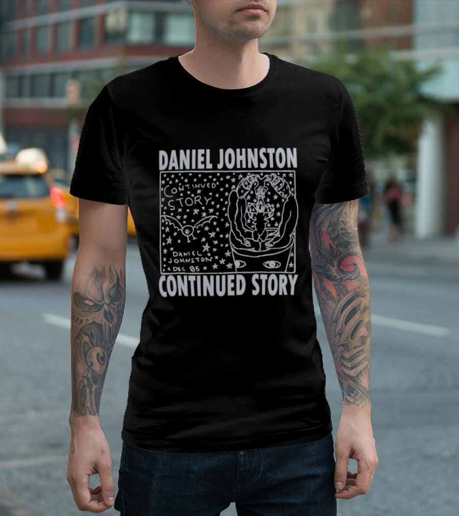 Daniel Johnston Continued Story December 1985 Starry T-Shirt