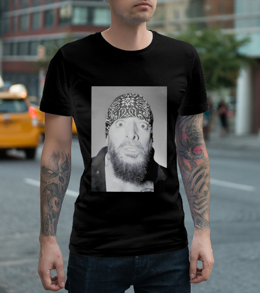Mark Briscoe Yearbook Photo Bandana T-Shirt