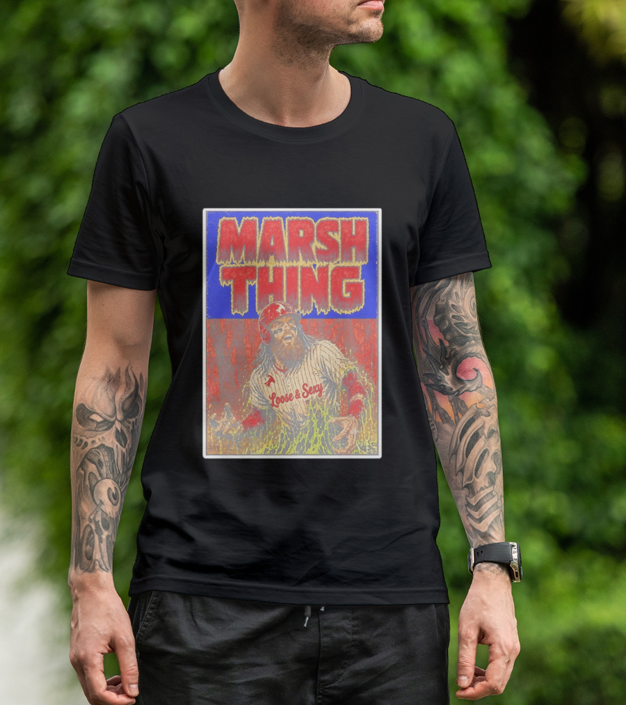 Marsh Thing Brandon Marsh Philadelphia Phillies Loose Sexy T-Shirt