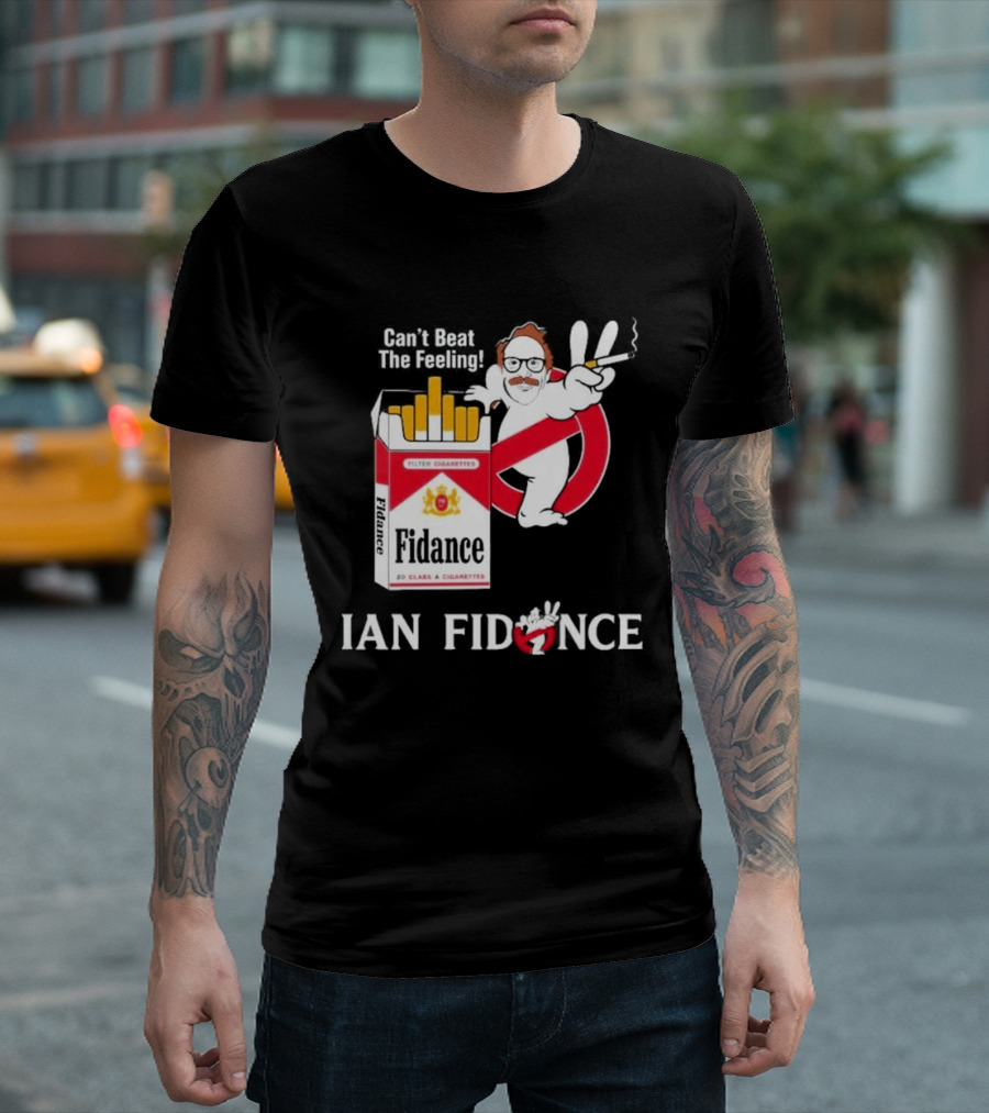Ian Fidance Can't Beat The Feeling Ghostbusters Marlboro Cigarette T-Shirt