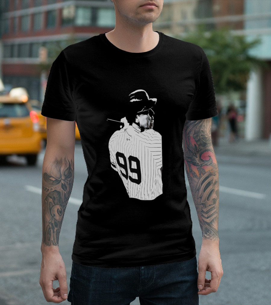New York Yankees Aaron Judge 99 Pinstripes T-Shirt