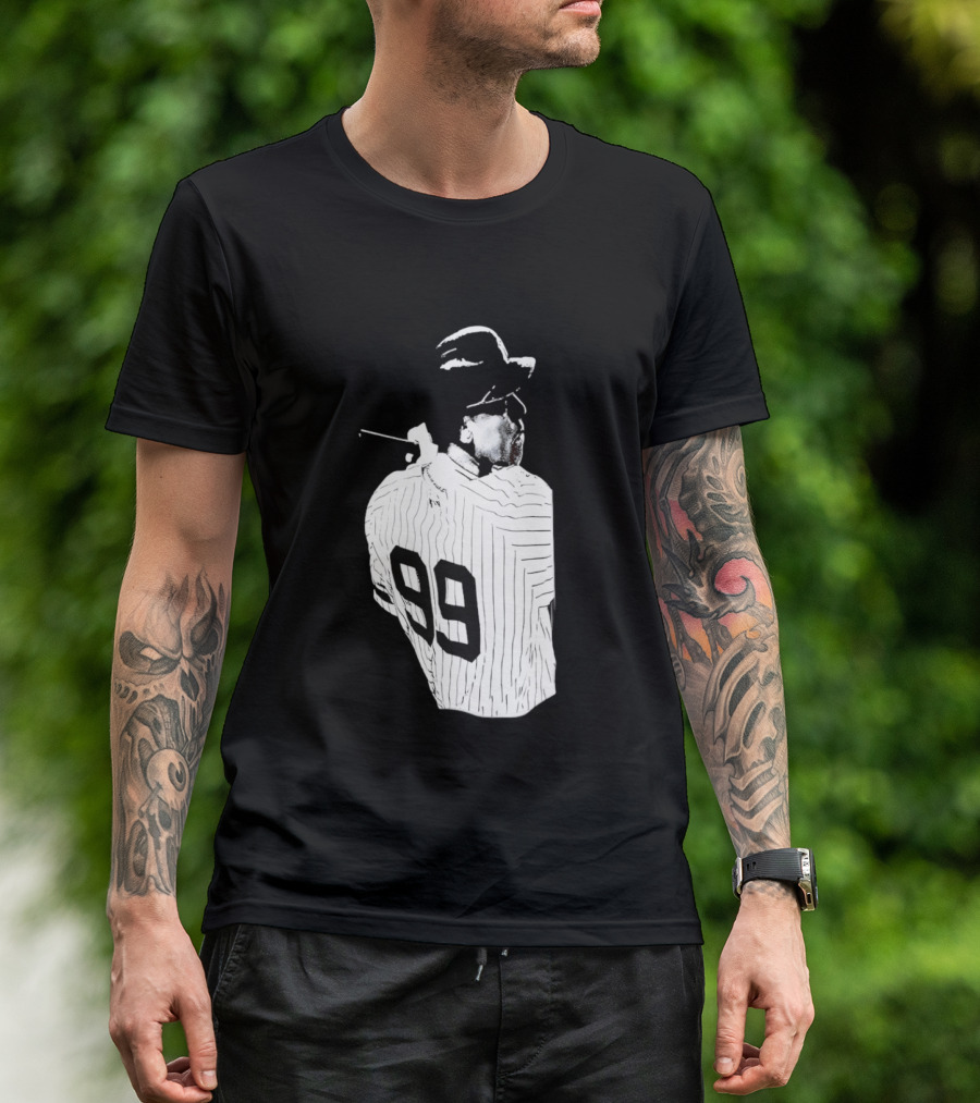 New York Yankees Aaron Judge 99 Pinstripes T-Shirt