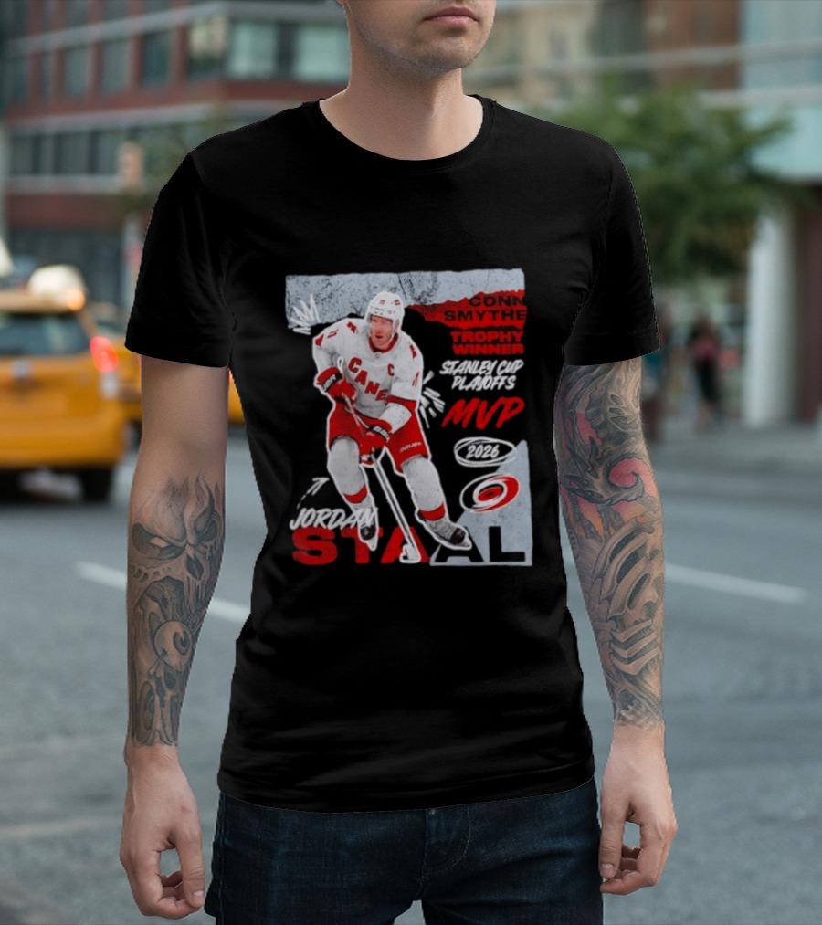 Jordan Staal Carolina Hurricanes Conn Smythe Trophy Winner 2026 Stanley Cup Playoffs MVP 2021 T-Shirt