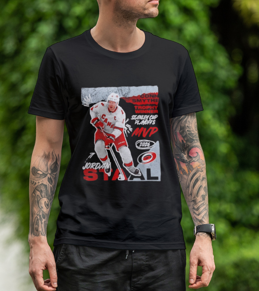 Jordan Staal Carolina Hurricanes Conn Smythe Trophy Winner 2026 Stanley Cup Playoffs MVP 2021 T-Shirt