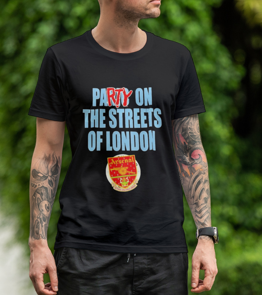Arsenal Football Club Party On The Streets Of London T-Shirt