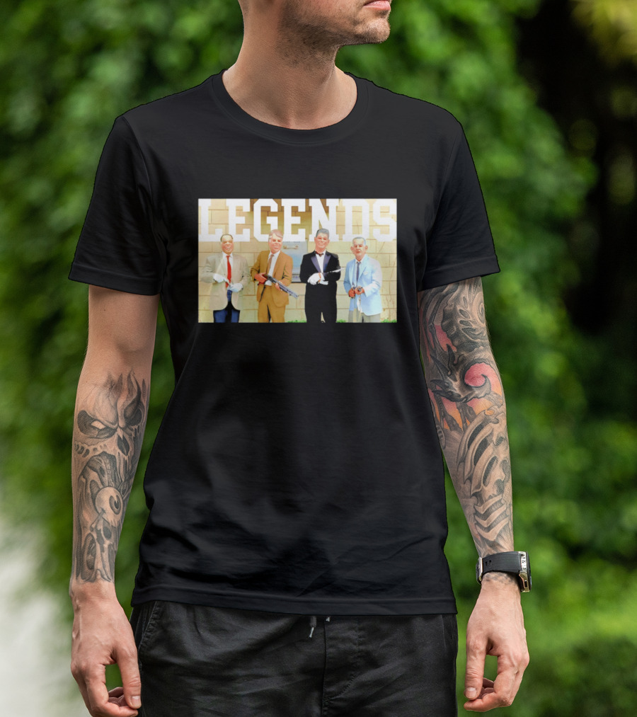 LEGENDS Ex Presidents Point Break Presidential Masks T-Shirt