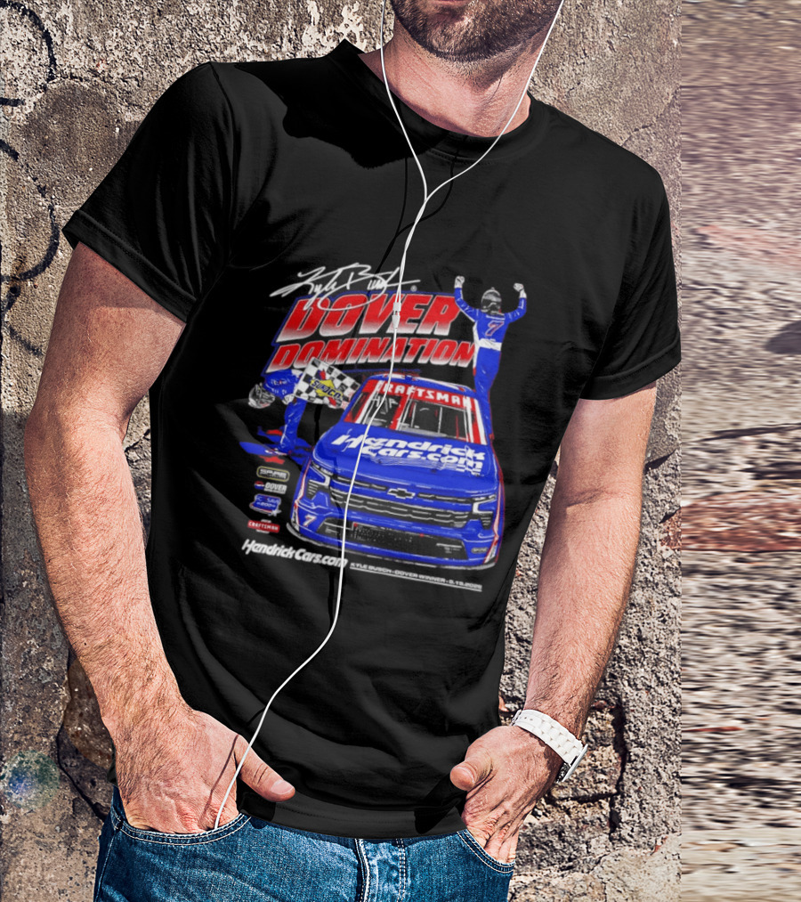 Kyle Busch Dover Domination HendrickCars.com NASCAR Craftsman Sunoco Racing T-Shirt