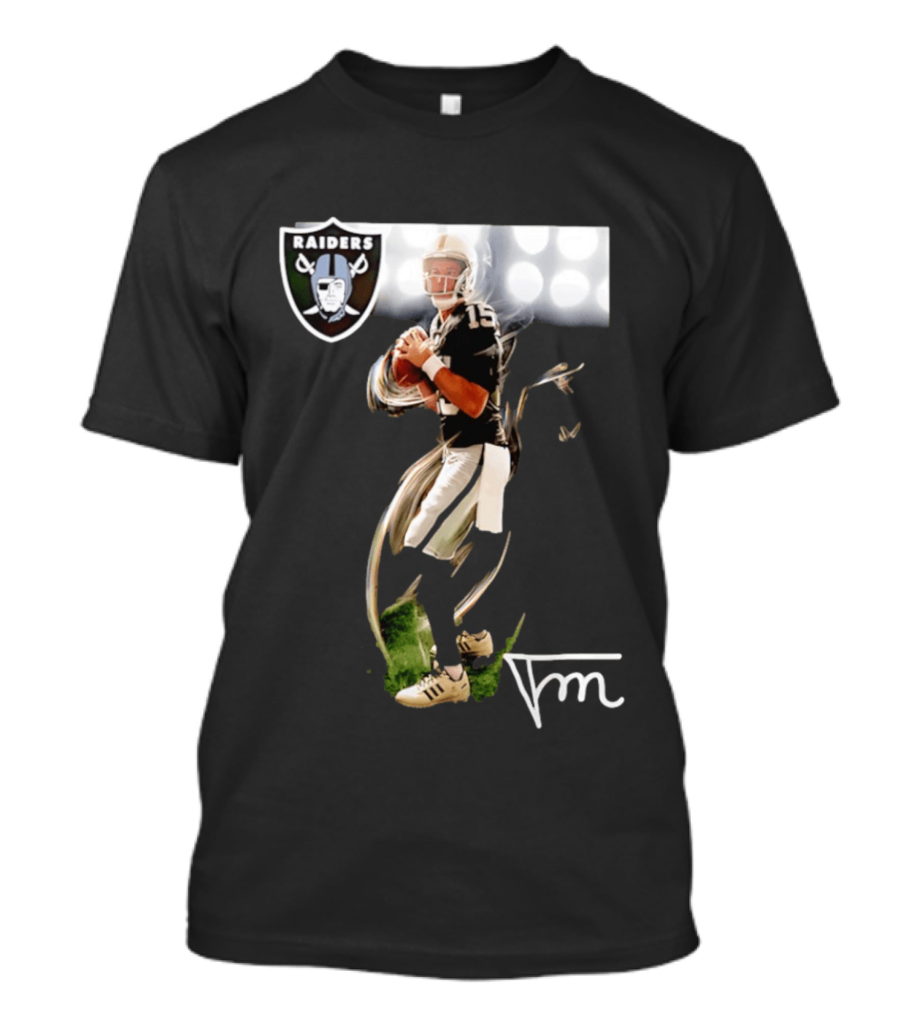 Las Vegas Raiders Fernando Mendoza Rookie 15 Football Player T-Shirt