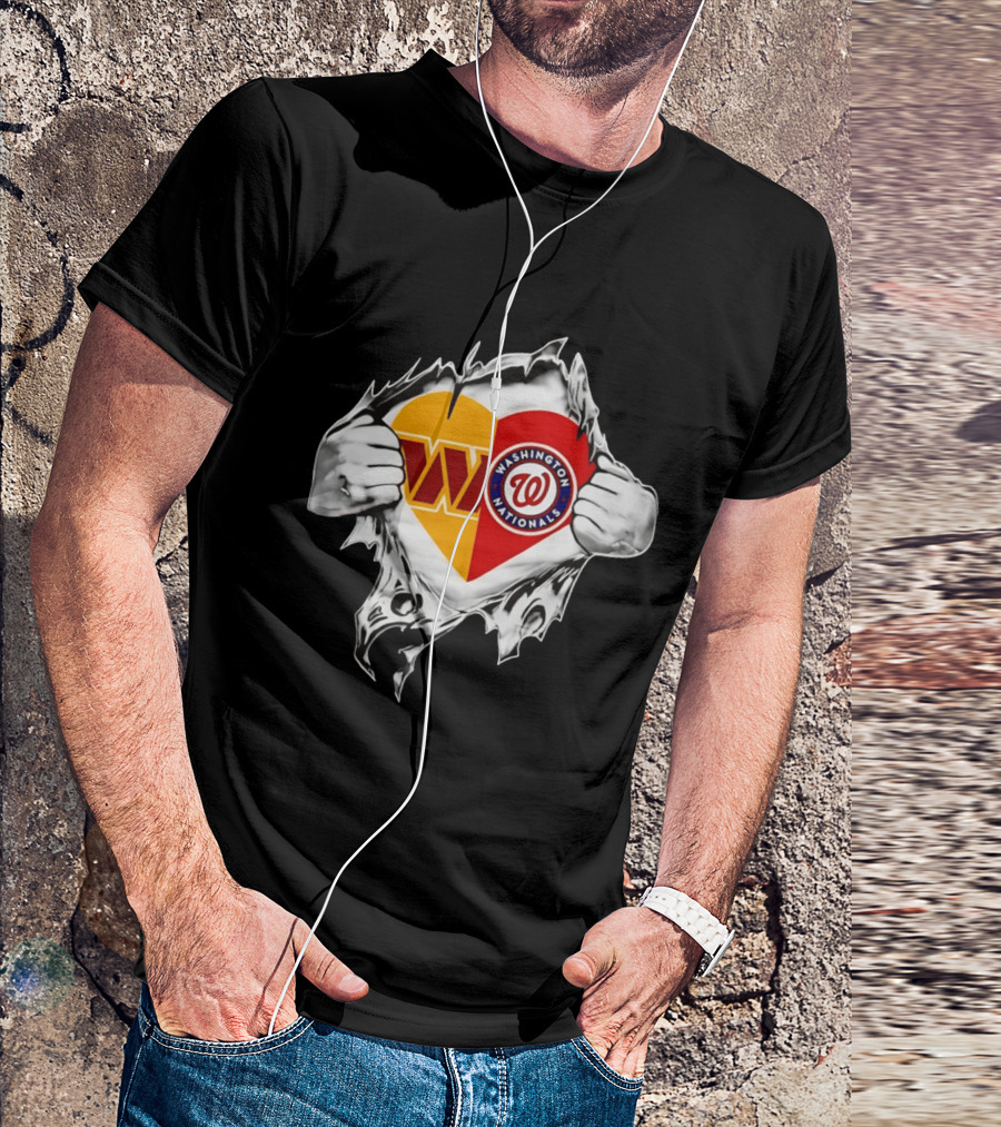 Washington Commanders Nationals Heartfelt Fan Passion T-Shirt